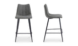 Alibi Counter Stool Dark Grey-Set of Two