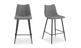 Alibi Bar Stool Dark Grey-Set of Two