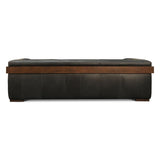 Maison Harper Sofa in Charme Black Leather