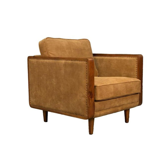 Maison Naydine Chair in Outback Tan Leather