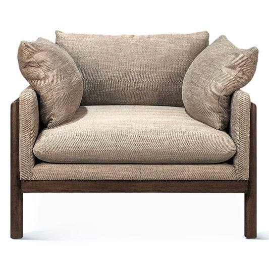 Maison Norah Accent Chair in Burlington Stripe Fabric