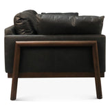 Maison Norah Sofa in Charme Black Leather