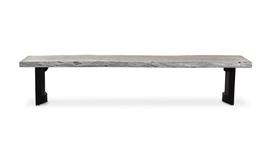 Bent Bench Small Grey