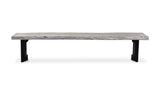 Bent Bench Small Grey