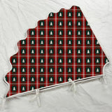 Printed Scalloped Christmas Tree Skirt