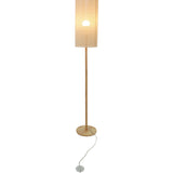 Vialux Floor Lamp - Oak and Natural