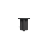 VICTORIA ALUMINUM Round Slatted Side Table