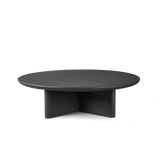 VICTORIA ALUMINUM Round Slatted Coffee Table