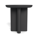 VICTORIA ALUMINUM Round Slatted Side Table