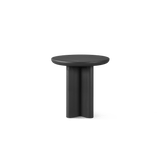VICTORIA ALUMINUM Round Slatted Side Table