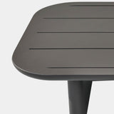 VICTORIA ALUMINUM Slatted Coffee Table