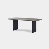 VICTORIA ALUMINUM Stone Dining Table 81"