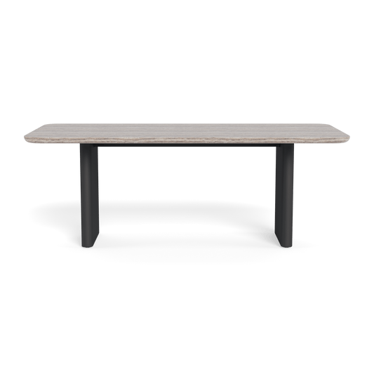 VICTORIA ALUMINUM Stone Dining Table 81"