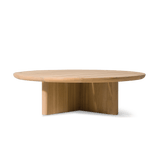 Victoria Teak Round Slatted Coffee Table