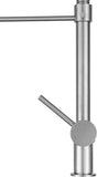 ANZZI Carriage Elegant Kitchen Faucet, Single Handle Control, High-Arc Spout (7.09" H), 1.8 GPM WaterSense Certified, Rhino Alloy Solid Brass, Various Finishes