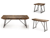 Walden Parquet 3-Piece Occasional Set (Cocktail & 2 End Tables)