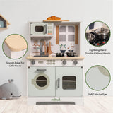 Robud Wooden Kids Play Kitchen Set - Fresh Garden