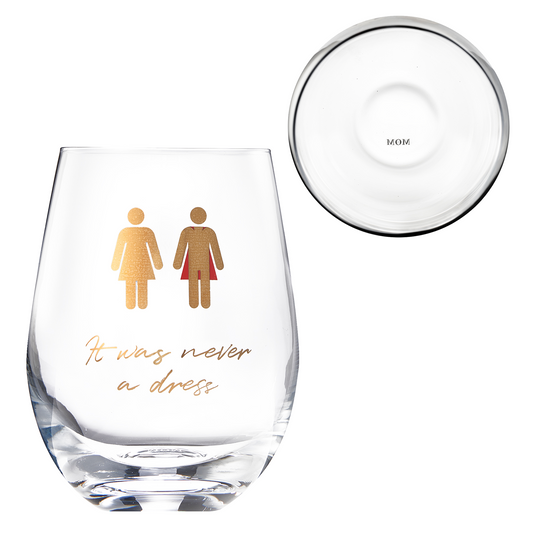 It Was Never a Dress, It Was Always a Cape Wine Glass