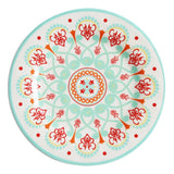 Western Motif Melamine Dinner Plates, Set of 24