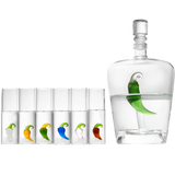 Tequila Decanter Set with Pepper Decanter (Pepper)
