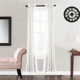 400TC Edge Border Cotton Embroidery Curtain (Set Of 2)