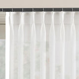 400TC Edge Border Cotton Embroidery Curtain (Set Of 2)