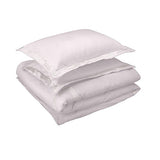 400TC Luxurious Triple Embroidery Cotton Sateen Solid All-In Bedding Bundle