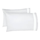 400TC Border Frame Cotton Sateen Pillowcases (Set Of 2)