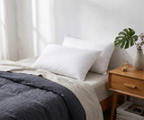 Cotton Linen Pillowcase Set of 2– 50% Cotton 50% Linen