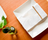 Beige Embroidery Napkins - Line Design