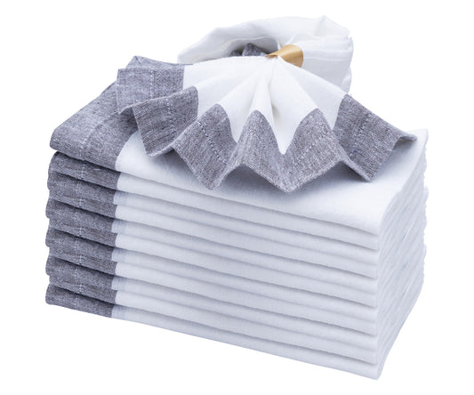 Grey Linen Napkins