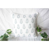 Embroidered Christmas Tree Pillow Cover (Set of 1)