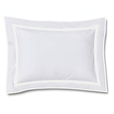 400TC Embroidery & Border Cotton Sateen Solid Pillow Sham