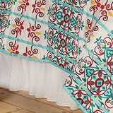 White Eyelet Bed Skirt