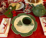 Red Embroidery Napkins- Line Design