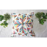 Multicolor Embroidery Pillow Cover (Set of 1)