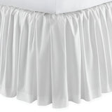 400TC Sateen Solid Cotton Gathered Bed Skirt