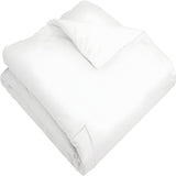 500TC Cotton Single Embroidery Sateen Solid Duvet Cover Set