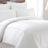 500TC Cotton Single Embroidery Sateen Solid Duvet Cover Set