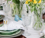 White Hemstitch Cotton Napkins - 12 inch