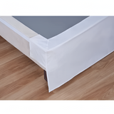400TC Sateen Solid Cotton Wrap Around Tailored Bed Skirt