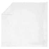 400TC Cotton Scallop Embroidery Sateen Solid Top Sheet