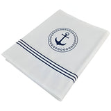 400TC Cotton Anchor Embroidery Boating Sheet Set