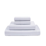 400TC Luxurious Single Embroidery Sateen Solid Cotton Sheet Set