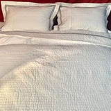 400TC Striped Cotton Sateen Double Embroidery Coverlet