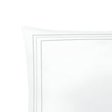 400TC Cotton Classic Embroidery Sateen Solid Euro Sham
