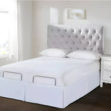 400TC Cotton Sateen Detachable Wrap Around Tailored Bed Skirt