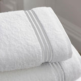Cotton Triple Embroidered Bath Towels (Set of 2)