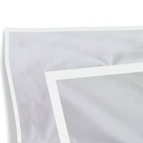 400TC Embroidery & Border Cotton Sateen Solid Pillow Sham