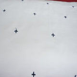 Plus-Stitch Cotton Bed Coverlet